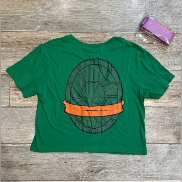 Nickelodeon, Teenage Mutant Ninja Turtles T-shirt Kit Costume Adult Medium‎ 8-10 - Picture 6 of 8